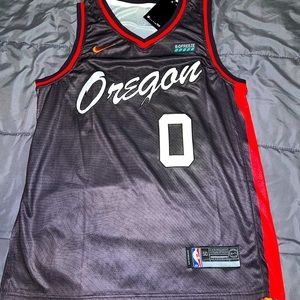 20-21 City Edition Portland Trailblazer “Oregon” Damian Lillard Jersey